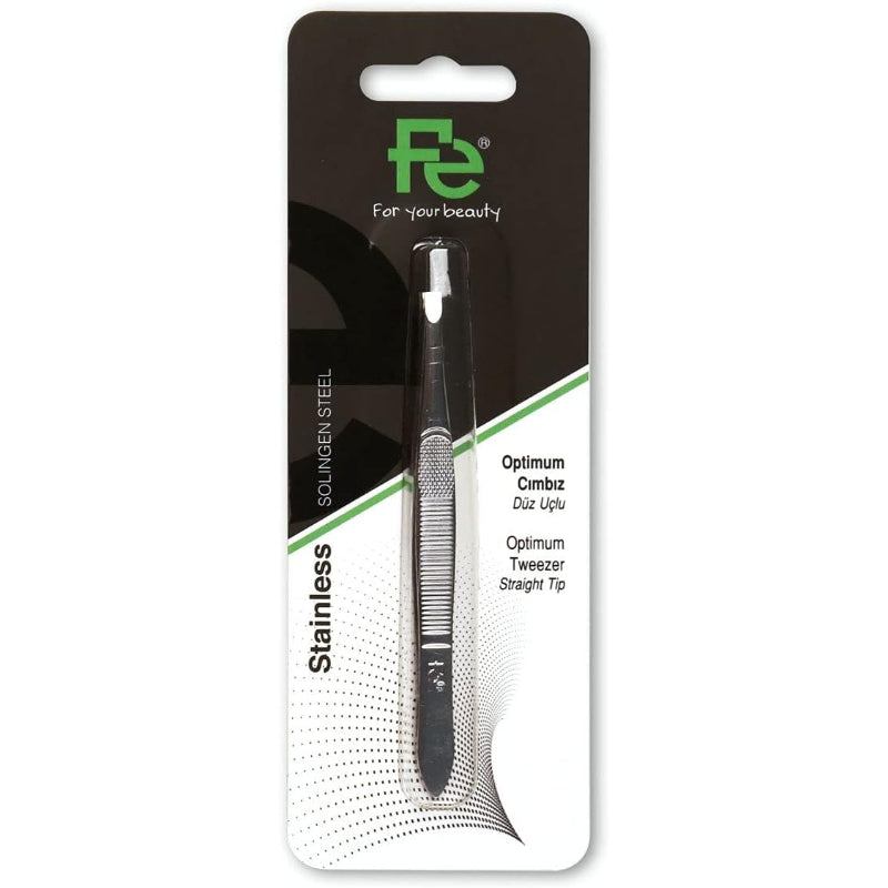 FE TWEEZERS OPTIMUM STRAIGHT TIP 039