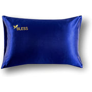 BLESS SATIN PILLOWCASE BLUE