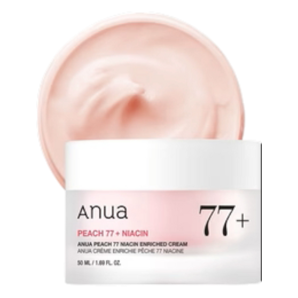 ANUA PEACH 77 NIACIN ENRICHED CREAM 50ML - ladyy