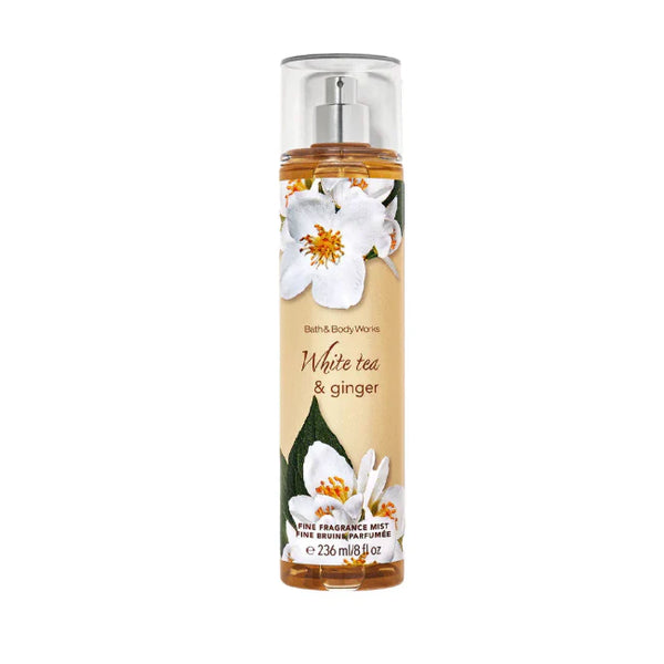 BATH&BODY WORKS WHITE TEA GINGER MIST 236ML - ladyy