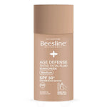 Beesline® AGE DEFENSE TINTED (MEDIUM) FACIAL FLUID SUNSCREEN SPF 50+