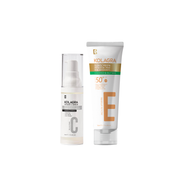 Offer Kolagra Vitamin C Serum 30 ML + Kol Sunscreen Gel Cream 50 ML - ladyy