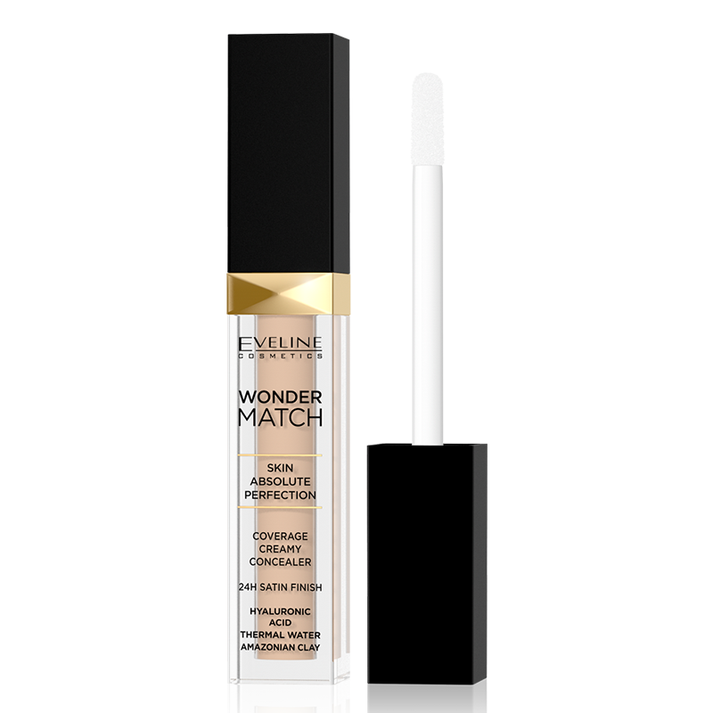 Eveline Wonder Match Coverage Creamy concealer 25 sand nude 6.8 ml