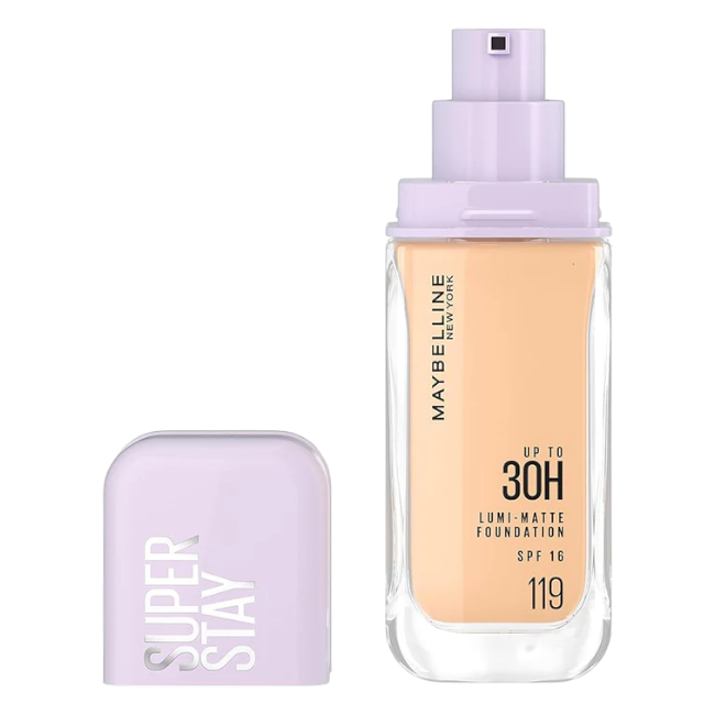 MAYBELINE SUPER STAY LUMI MATTE FOUNDATION 119