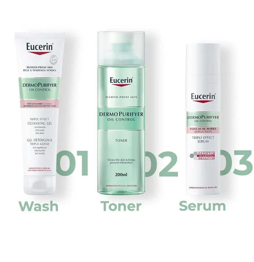 Eucerin The 3 Step Routine For Oily Skin