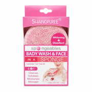ABO YOUSEF Loofah scrub with collagen pink