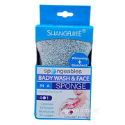 ABO YOUSEF Loofah scrub with collagen blue