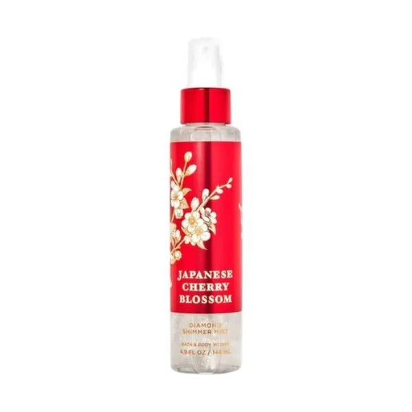 BATH&BODY WORKS Japanese Cherry Blossom Diamond Shimmer Mist 145ML - ladyy