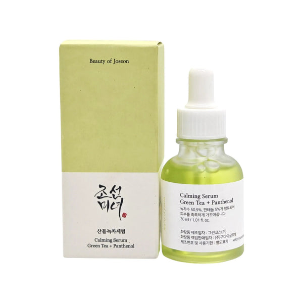 "BEAUTY OF JOSEON - FACE SERUM - 30ml - KR - W - CALMING SERUM GREEN TEA PANTHENOL" - ladyy