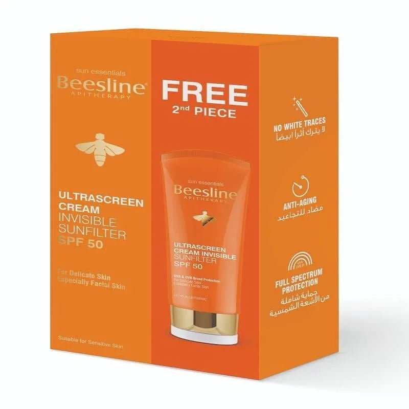 Beesline® Promopack (Ultrascreen Cream invisible Sun Filter 1+1 Free) - ladyy