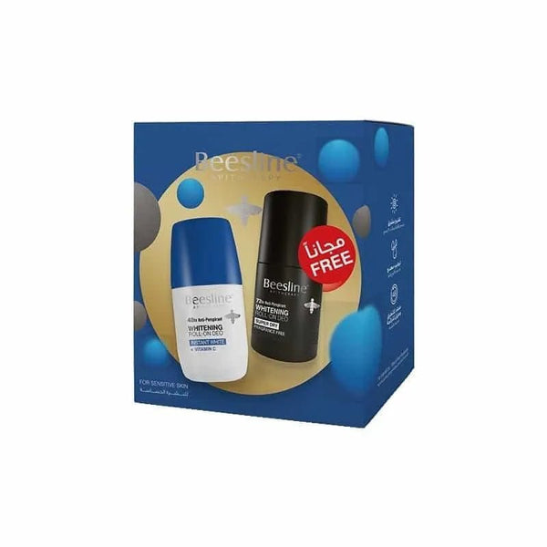 Beesline® Promopack (Whitening Roll On Instant White Vitamin C + Fragrance Free For Men) - ladyy
