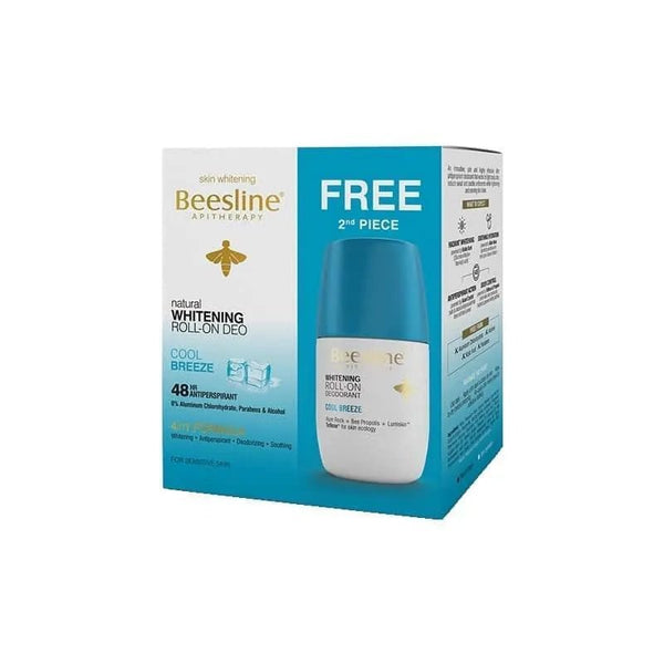 Beesline® Whitening Roll On Deodorant - Cool Breeze X2 Promo pack - ladyy