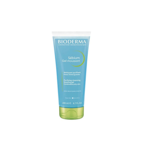 BIODERMA SEBIUM GEL MOUSSANT PURIFYING CLEANSING FOAMING GEL 200ML - ladyy