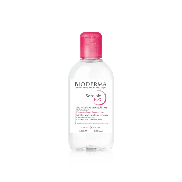 BIODERMA SENSIBIO H2O MICELLAR MAKEUP REMOVE 250ML - ladyy
