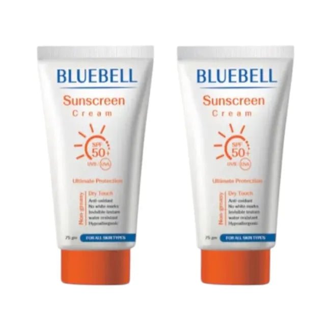 BLUEBELL SUNSCREEN CREAM PROMO 75GM - ladyy