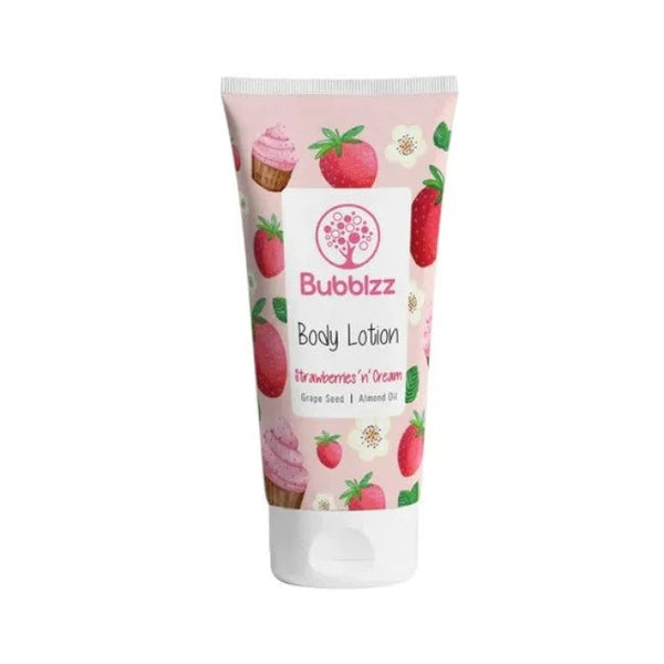 BUBBLZ Strawberries N Cream Ultra Rich Body Lotion 150ML - ladyy
