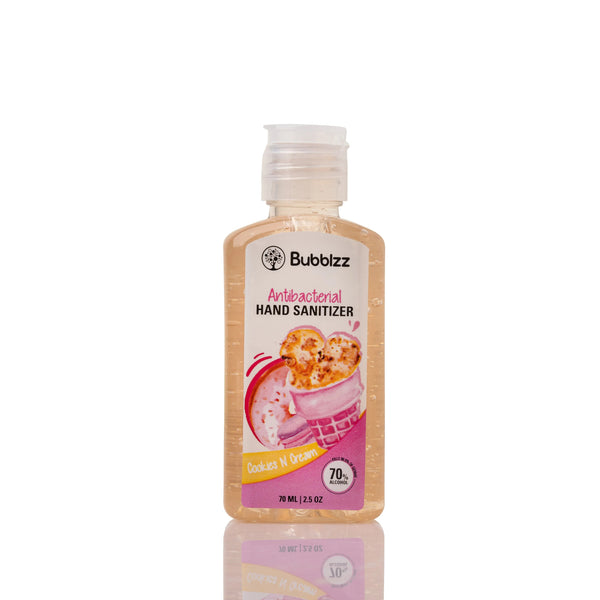BUBBLZZ Antibacterial Hand Sanitizer Cookies N Cream 70ML - ladyy