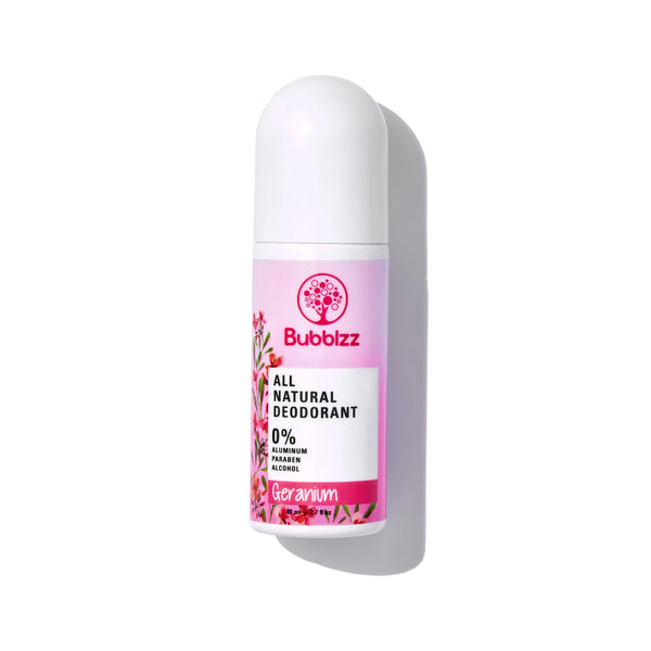 BUBBLZZ Geranium Natural Deodorant 80ML - ladyy