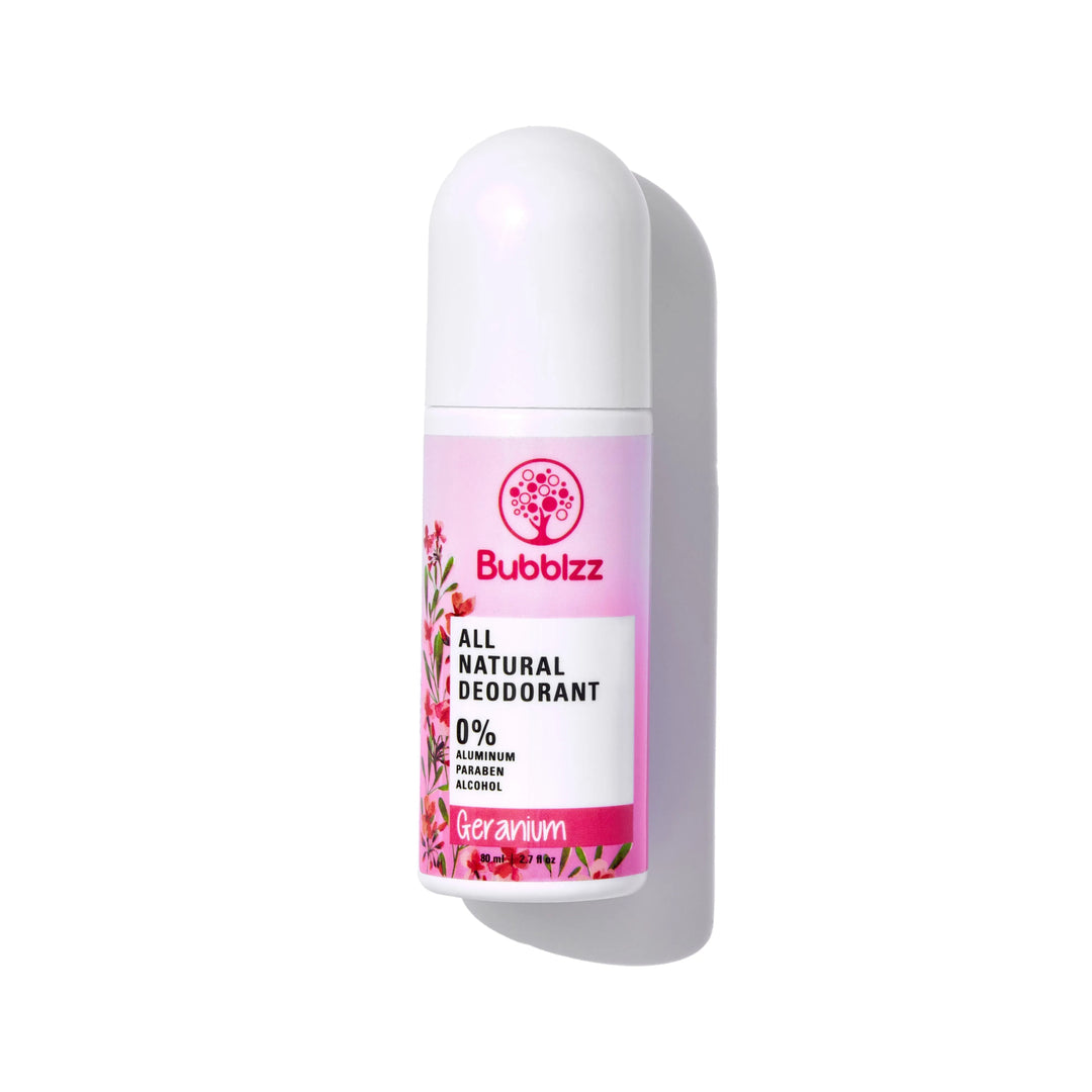 BUBBLZZ Geranium Natural Deodorant 80ML - ladyy
