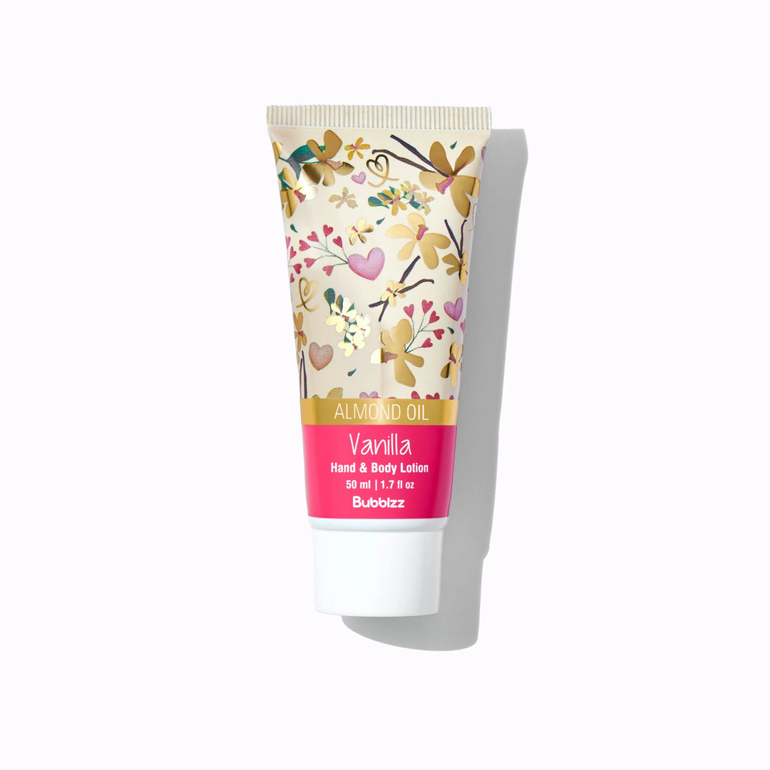 BUBBLZZ Vanilla Travel Size Hand & Body Lotion 50ML - ladyy