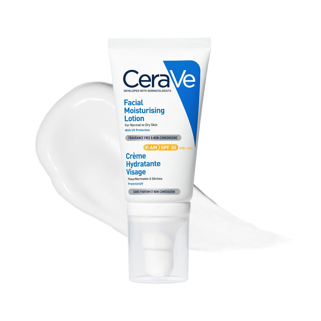 CeraVe AM Facial Moisturizing Lotion SPF25 with Hyaluronic Acid 52ml - ladyy