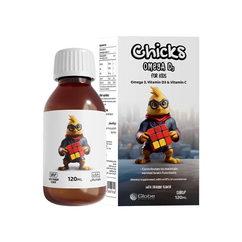 Chicks Omega D3 120 ml - ladyy