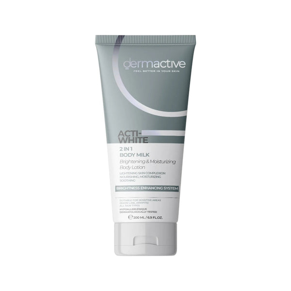 DERMACTIVE ACTI - WHITE 2in1 Body Milk 200ml - ladyy