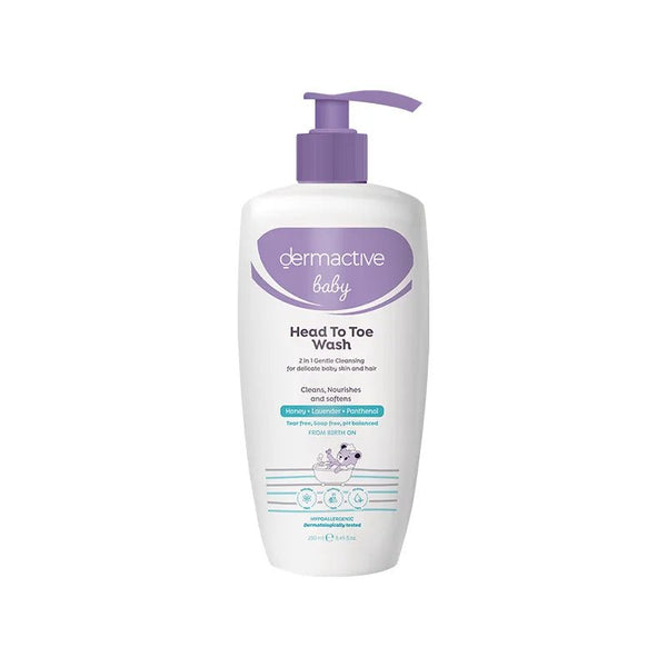 dermactive baby Head to toe wash 500ml - ladyy