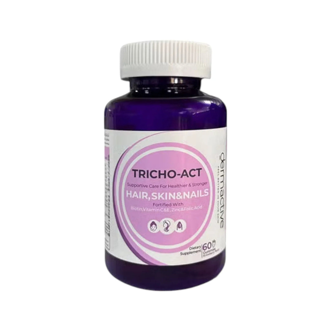 DERMACTIVE RICHO - ACT Food Supplement 60 GUMMIES - Hair, Skin & NailsE - ladyy
