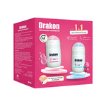 تحميل الصورة إلى عارض المعرض، Drakon® promopack Drakon whitening Roll on Pink Bubble + Lollipop candy Free
