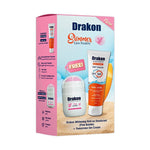 تحميل الصورة إلى عارض المعرض، Drakon® promopack ( Sunscreen Gel-Cream 60 ml +Drakon whitening Roll on Pink Bubble)
