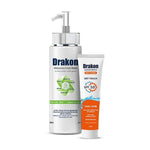 تحميل الصورة إلى عارض المعرض، Drakon® Whitening Facial Cleanser For Oily &amp; Combined Skin &amp; Sunscreen Gel Dry Touch SPF 50+
