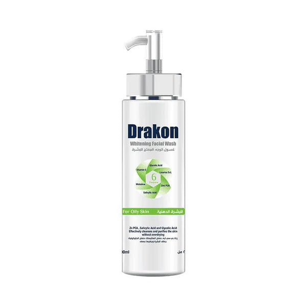 Drakon® Whitening Facial Cleanser For Oily & Combined Skin pump 200ml - ladyy