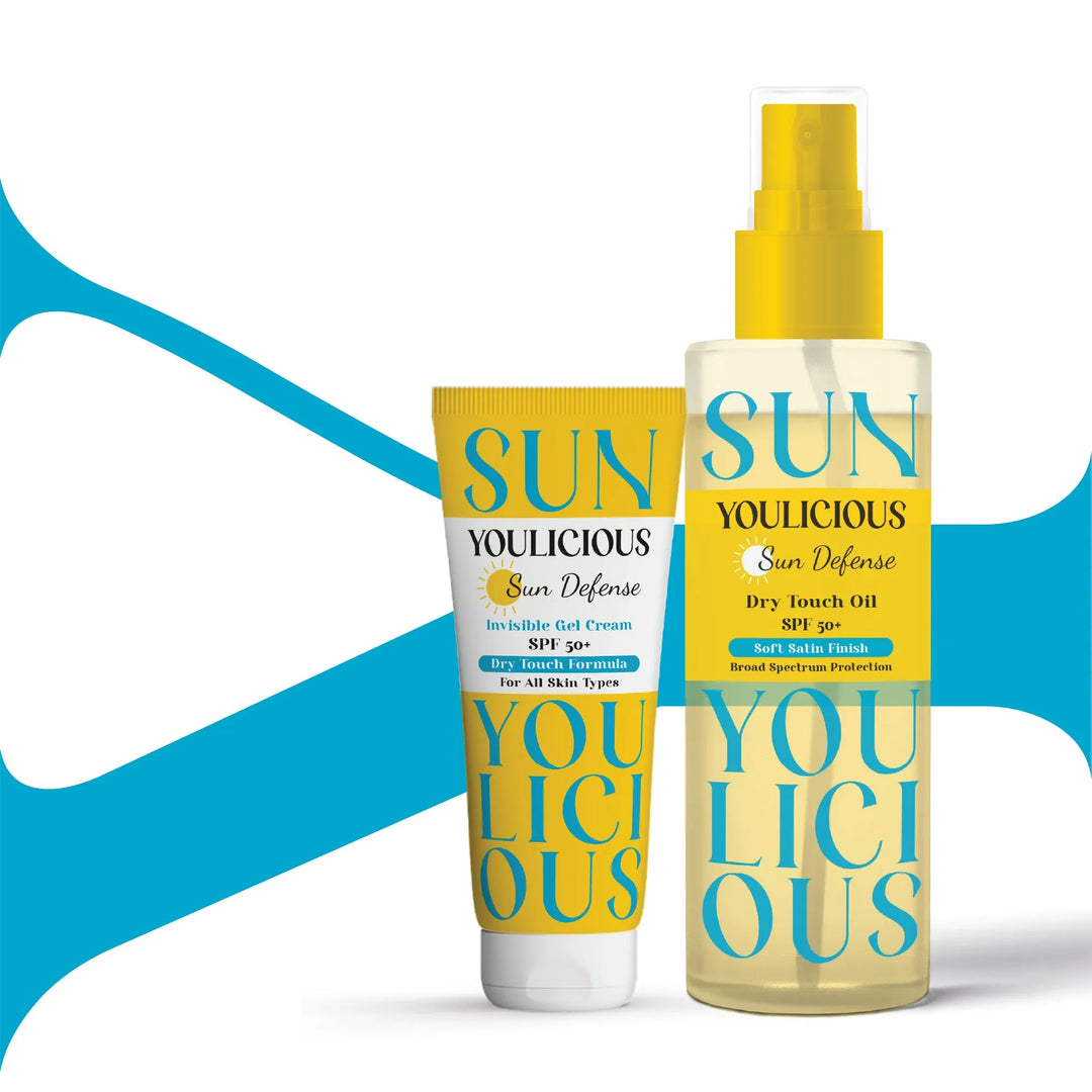 Youlicious Sun Defense Invisible gel cream +dry touch oil promo - ladyy