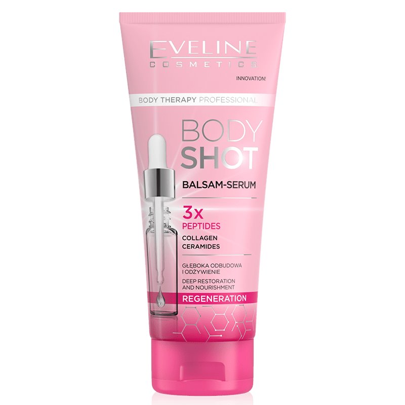 Eveline Body Shot Balm-Serum 3*Multipeptides Regeneration 200 ml