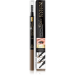 Eveline Cosmetics Brow Styler Multifunction 3 in 1 - Brow Liner - medium brown 01 - Cosmoshop - description