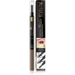 Eveline Cosmetics Brow Styler Multifunction 3 in 1 - Filling Powder - dark brown 02 - Cosmoshop - description