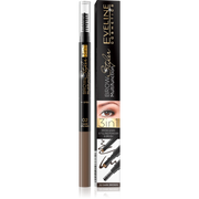 Eveline Cosmetics Brow Styler Multifunction 3 in 1 - Filling Powder - dark brown 02 - Cosmoshop - description