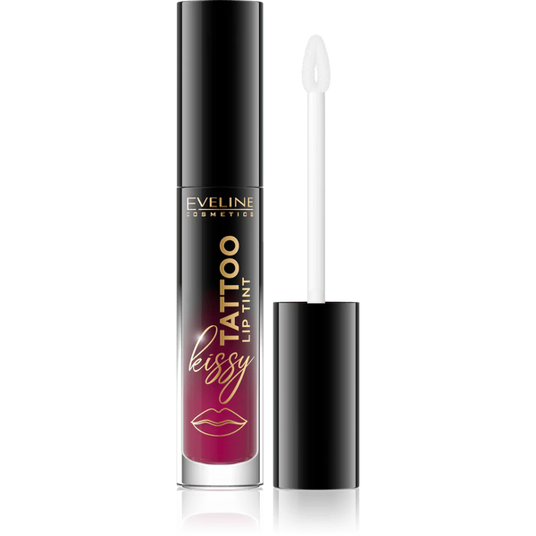 EVELINE COSMETICS KISSY TATTOO LIP TINT 01 Pretty Purple - ladyy