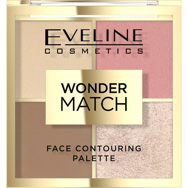 Eveline Cosmetics Wonder Match Face Contouring Palette - 02 - Cosmoshop - description