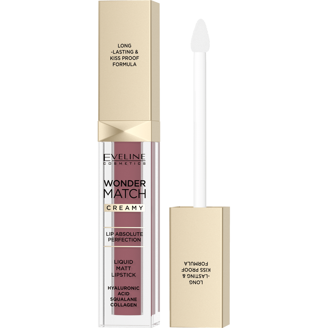 Eveline Cosmetics Wonder Match Liquid Matt Lipstick - 02 CANDY - Cosmoshop - description