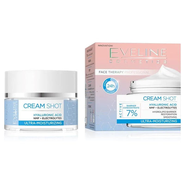 Eveline Cream Shot Hyaluronic Acid Ultra - Moisturizer 50 ml - ladyy