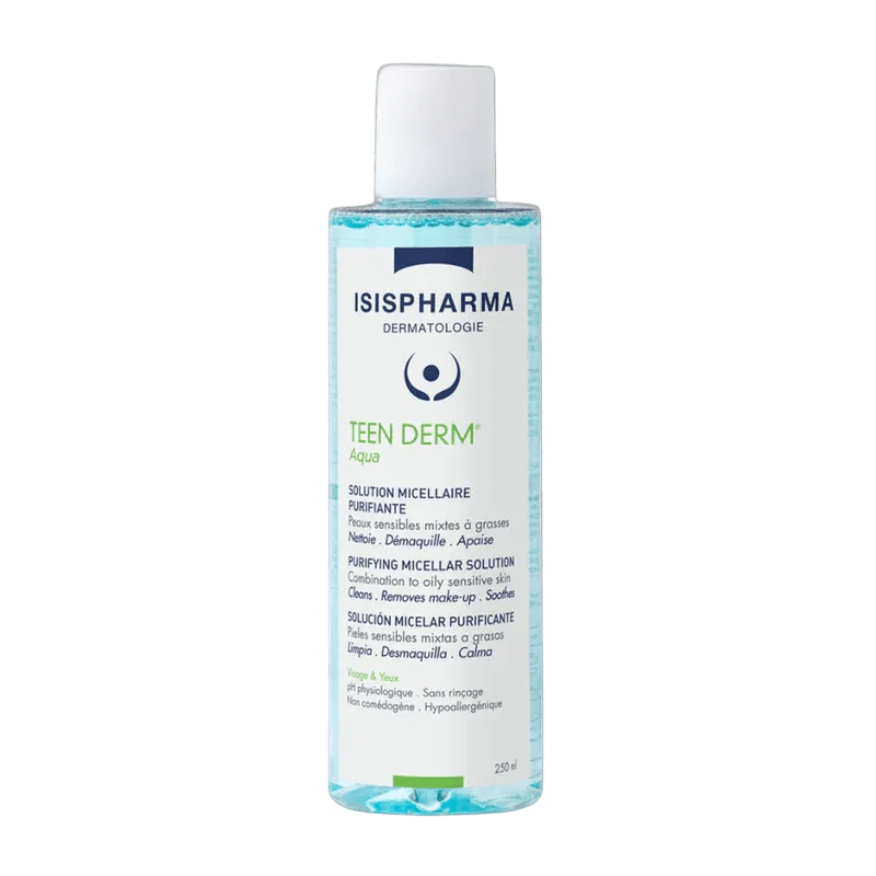 ISIS TEEN DERM AQUA PURIFYING MICELLAR 250ML - ladyy