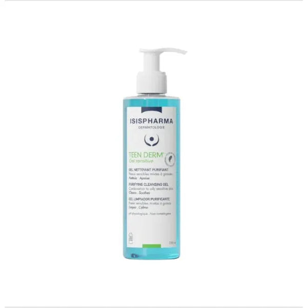 ISIS TEEN DERM GEL SENSITIVE CLEANSER 250ML - ladyy