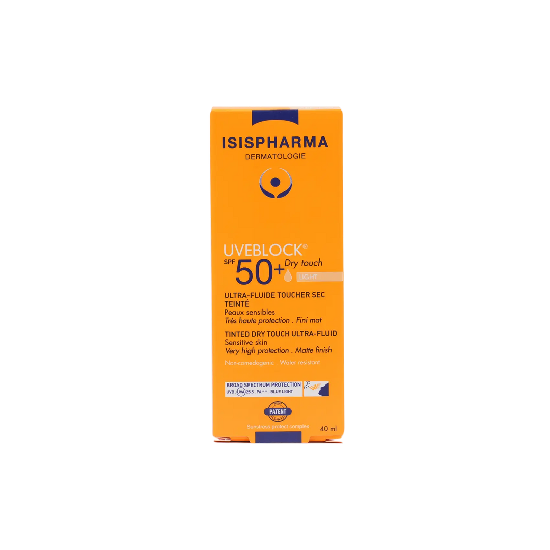 isis UVEBLOCK DRY TOUCH LIGHT TINTED 40 ML