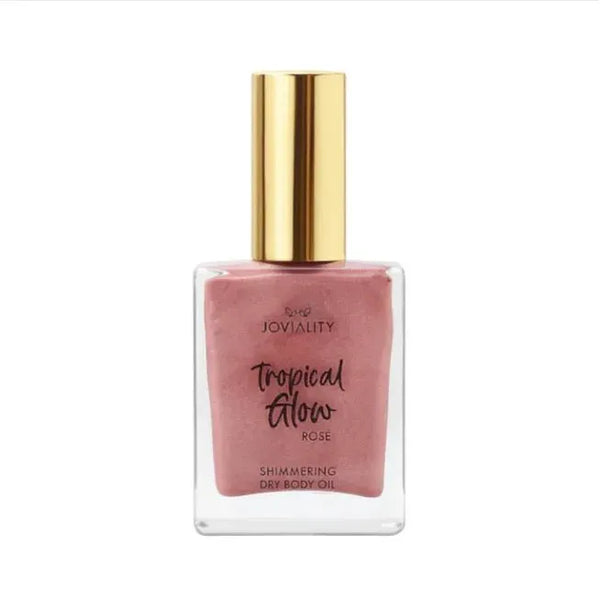 Joviality - Tropical Glow Dry Shimmering Oil - Rose - ladyy