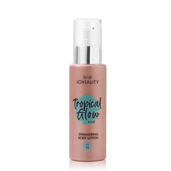 Joviality - Tropical Glow Shimmering Lotion SPF 15 ROSE - ladyy