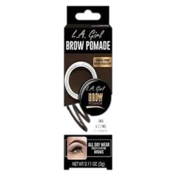 LA. Gir Brow Pomade Long lasting Gel W.P Warm Brown - ladyy