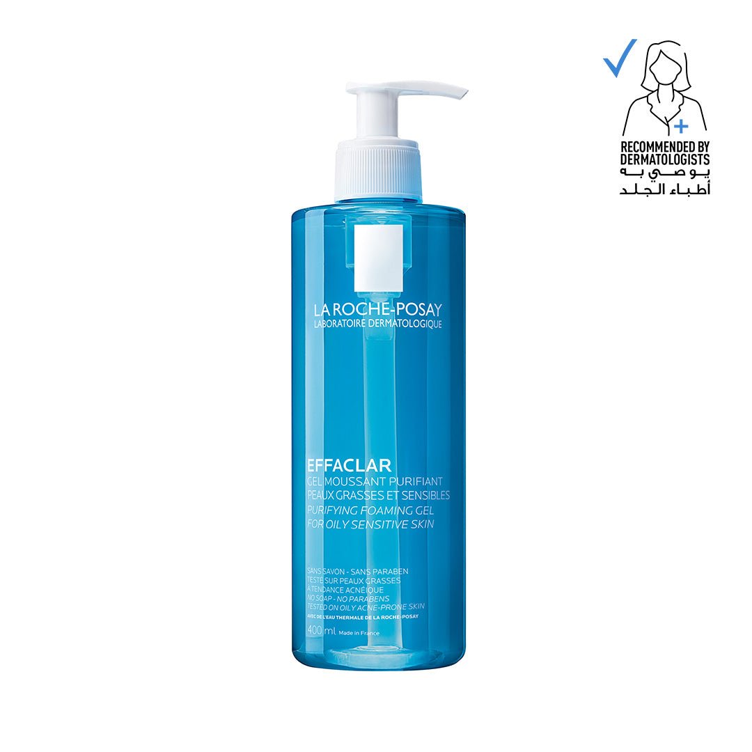 La Roche - Posay Effaclar Acne Foaming Cleansing Gel for Oily Skin 400ml - ladyy