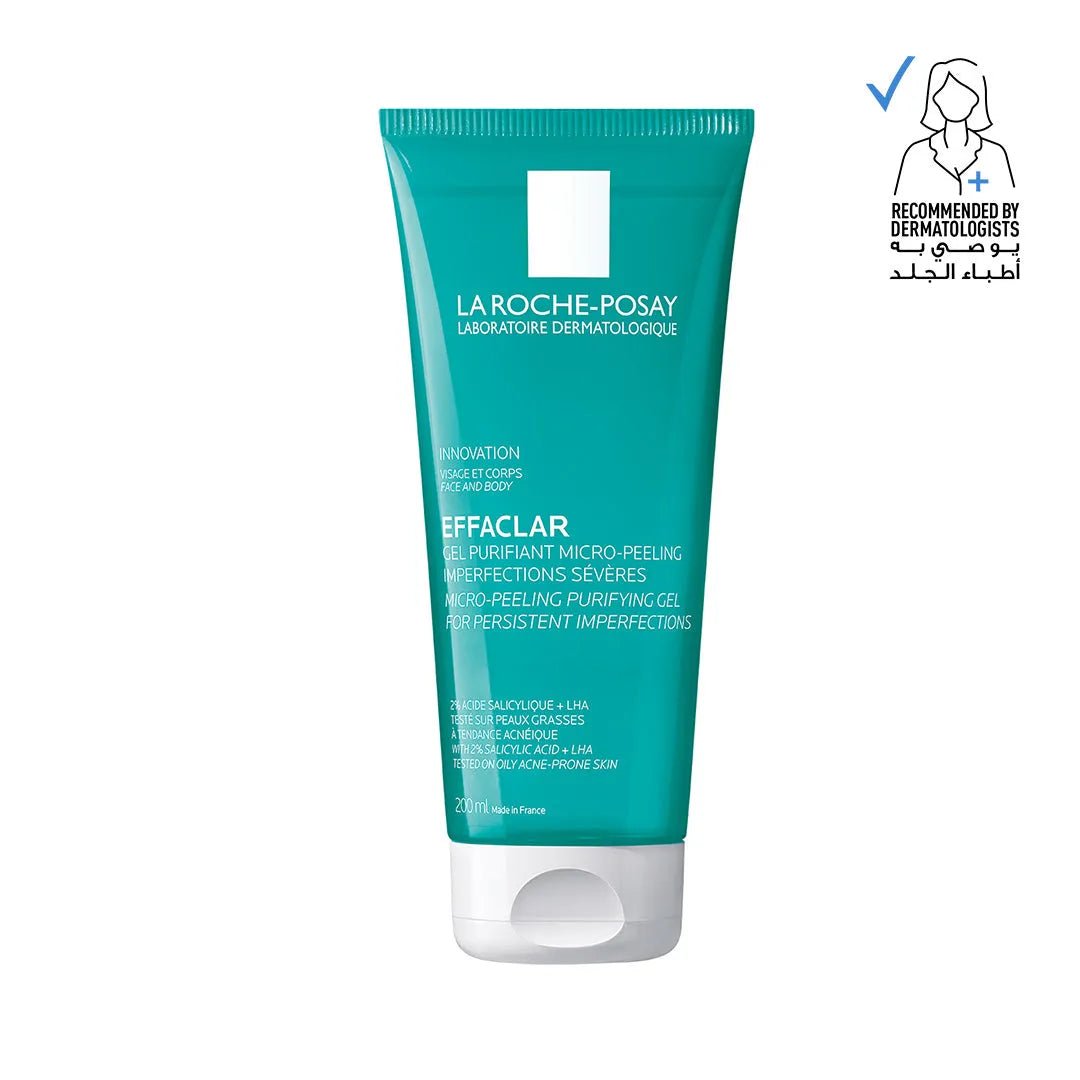 La Roche - Posay Effaclar Micropeeling Cleansing Gel For Oily Skin 200ml - ladyy